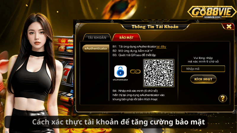 Cách xác thực tài khoản để tăng cường bảo mật