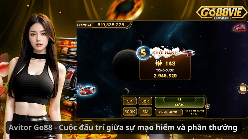 Aviator Go88 - Cuộc đấu trí giữa sự mạo hiểm và phần thưởng 