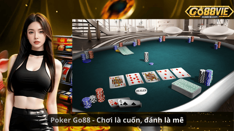 Poker Go88 - Chơi là cuốn, đánh là mê
