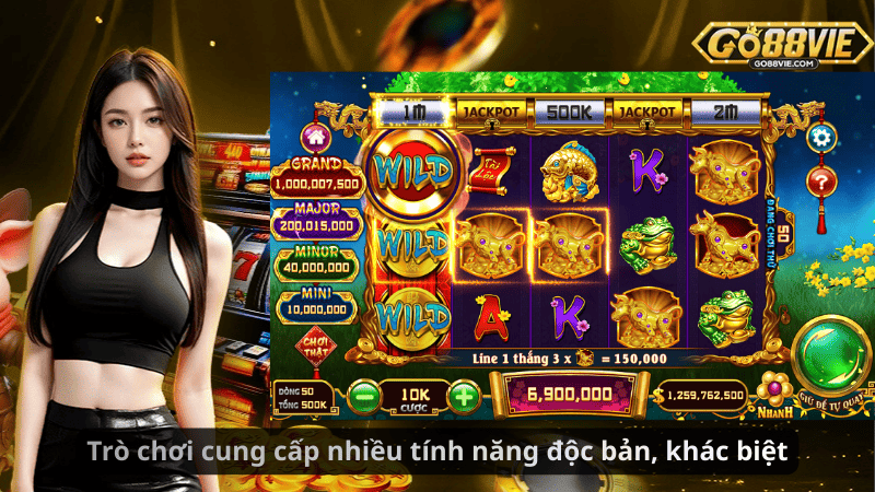 Trò chơi cung cấp nhiều tính năng độc bản, khác biệt