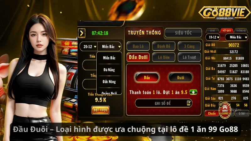 Đầu Đuôi – Loại hình được ưa chuộng tại lô đề 1 ăn 99 Go88