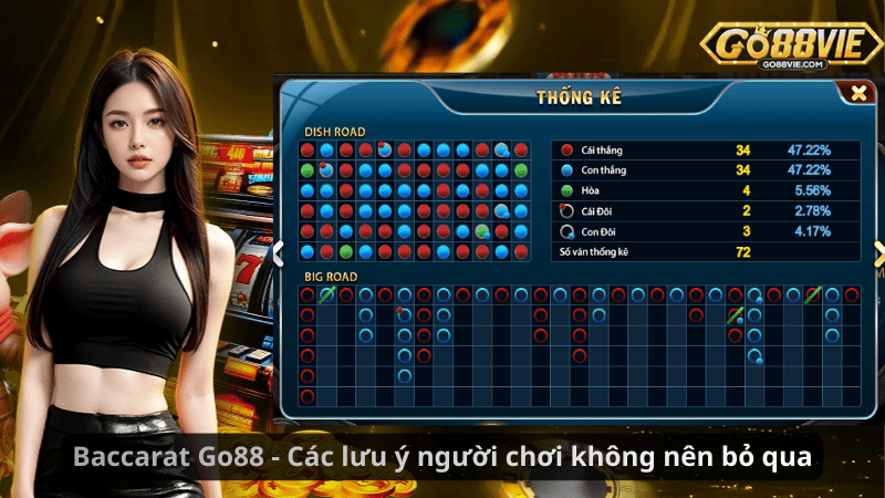 Baccarat Go88 - Các lưu ý người chơi không nên bỏ qua