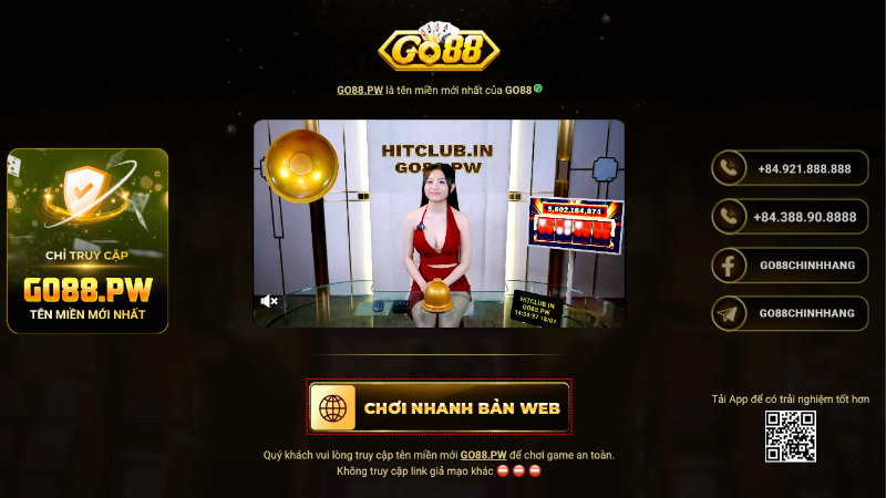 Giao diện go88 chính hãng từ nhà cung cấp