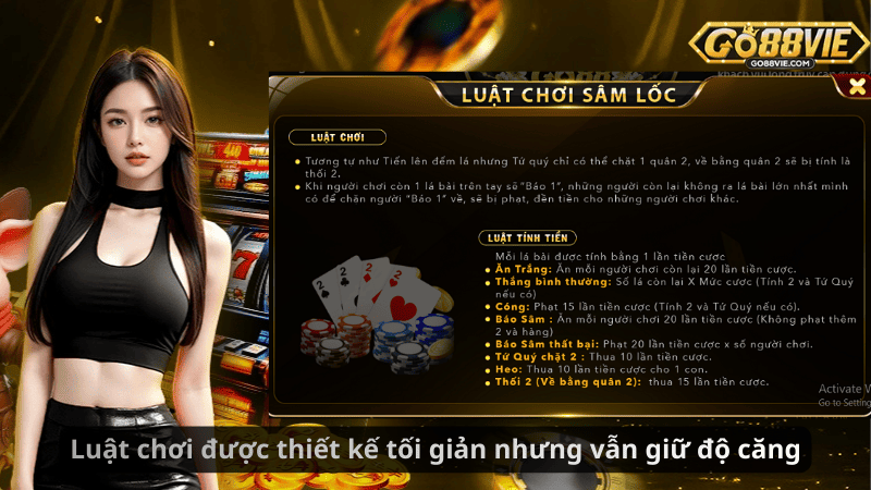 Luật chơi được thiết kế tối giản nhưng vẫn giữ độ căng