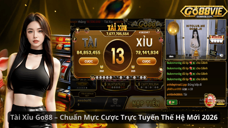 Tài Xỉu Live Go88 – Chuẩn Mực Cược Trực Tuyến Thế Hệ Mới 2026