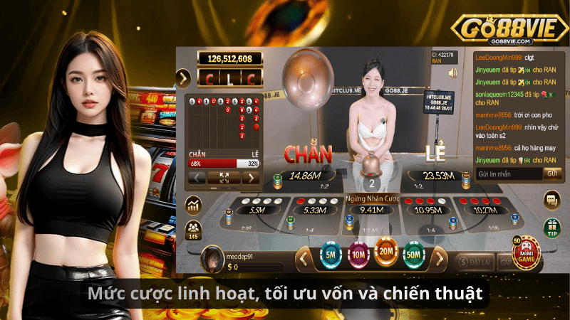 Mức cược linh hoạt, tối ưu vốn và chiến thuật